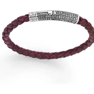 Hot Bracciale Padre Nostro Uomo In Pelle Gioielli Pater-Noster | BRNO04B-M Uomo Gioielli Moda Uomo