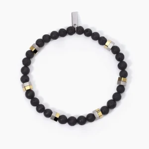 Hot Bracciale Pietra Lavica Gioielli | 232380 Uomo Gioielli Moda Uomo
