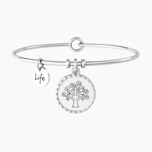 Sale Bracciale Rigido Famiglia Con Albero Della Vita Gioielli | 732006 Donna Gioielli Moda Donna | Idee Regalo