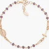Hot Bracciale Rosario Cristalli Vinaccia | BRORL3 Donna Gioielli Moda Donna