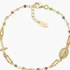 Hot Bracciale Rosario Cristalli Multicolor | BRO10GARVE3 Donna Gioielli Moda Donna
