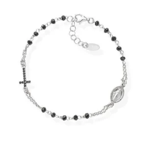 Fashion Bracciale Rosario In Argento Gioielli   Rosari | BRO25BNZ3 Donna Gioielli Moda Donna