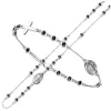 Best Bracciale Rosario Uomo In Argento Gioielli Spiritual | SXB017-SN Uomo Gioielli Moda Uomo