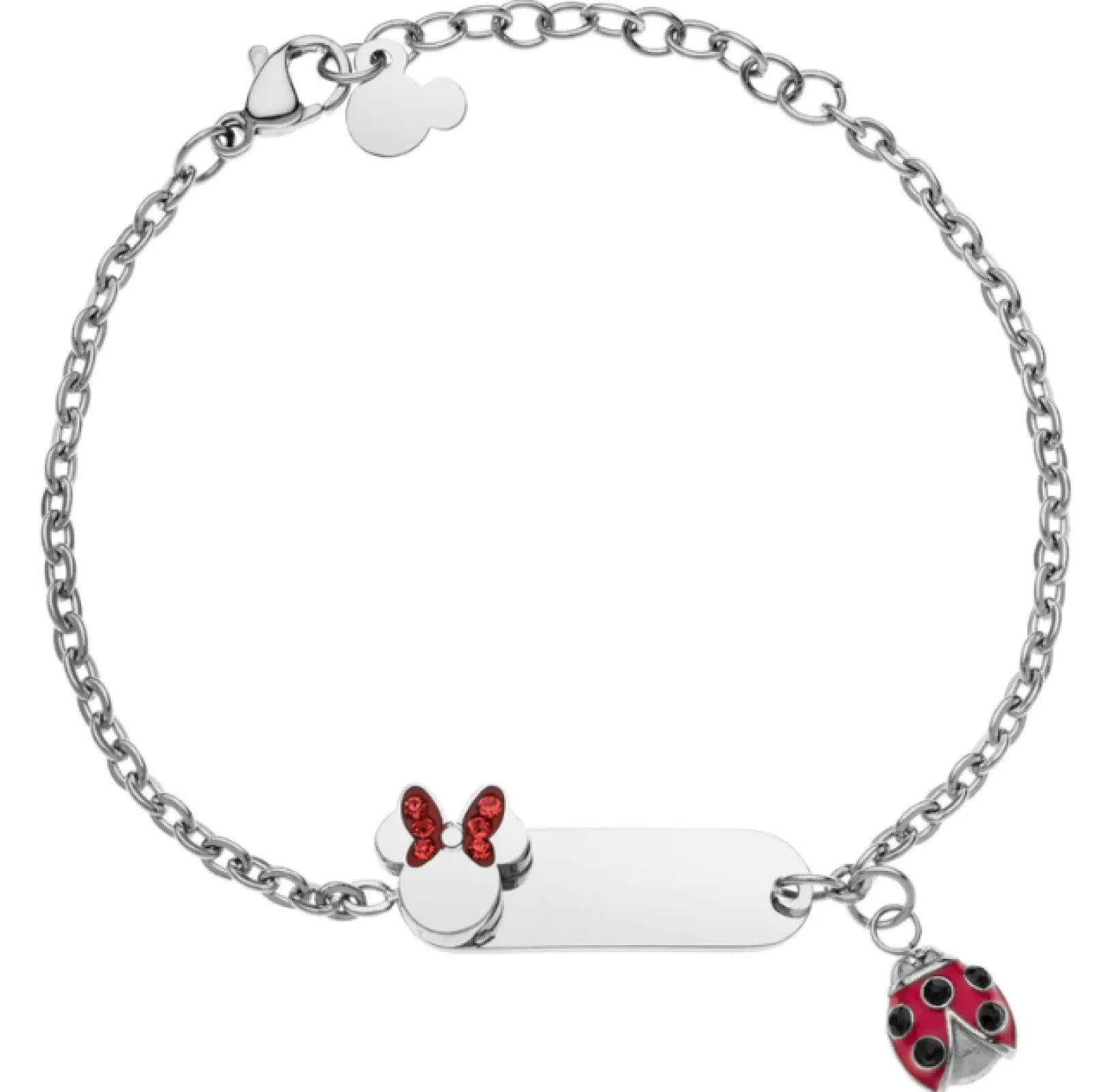 bracciale_targhetta_minni_0-1.webp Sale Bracciale Targhetta Minnie Gioielli | B600623RRL-55.CJ Gioielli Moda Bimbi