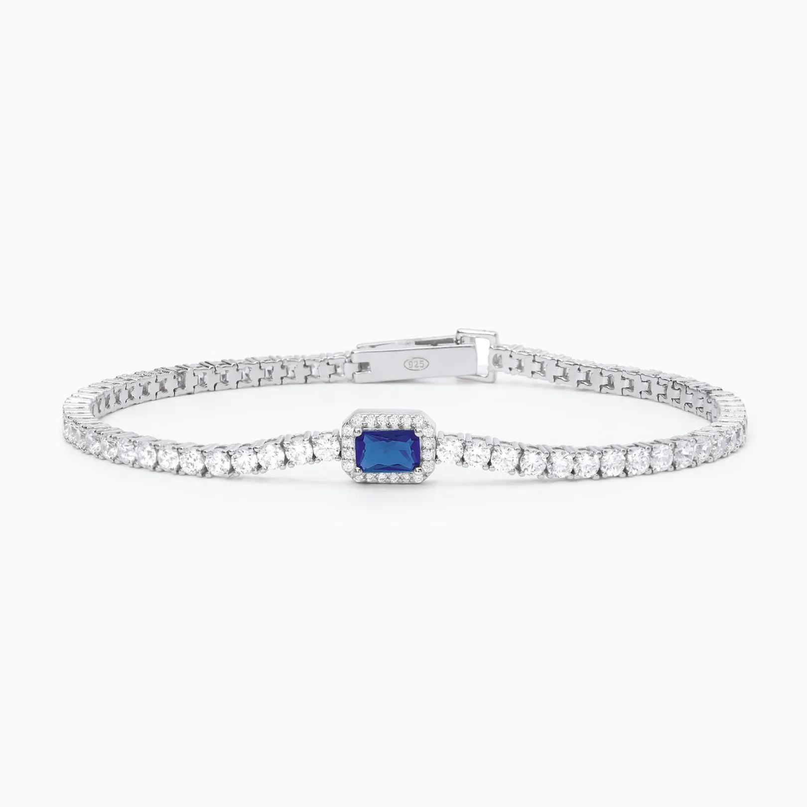 bracciale_tennis_con_zaff_0-1.webp Hot Bracciale Tennis Con Zaffiro Gioielli | 533740-S Donna Gioielli Donna | Gioielli Moda Donna