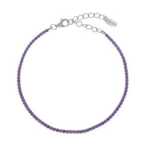 Clearance Bracciale Tennis Con Zirconi Lilla Gioielli | BT1BLI17 Donna Gioielli Moda Donna
