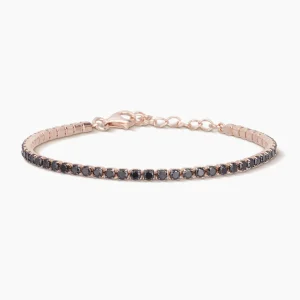 Best Bracciale Tennis Con Zirconi Neri Gioielli | 533329 Donna Gioielli Moda Donna | Idee Regalo