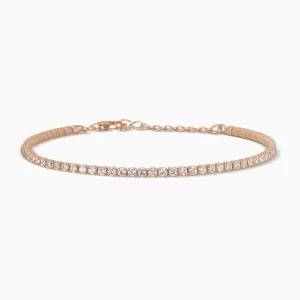 Discount Bracciale Tennis Con Zirconi Oro Rosa Gioielli | 533284 Donna Gioielli Moda Donna | Idee Regalo
