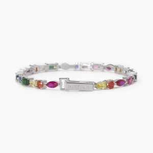 Clearance Bracciale Tennis Multicolor Gioielli | 533745-M Donna Gioielli Moda Donna