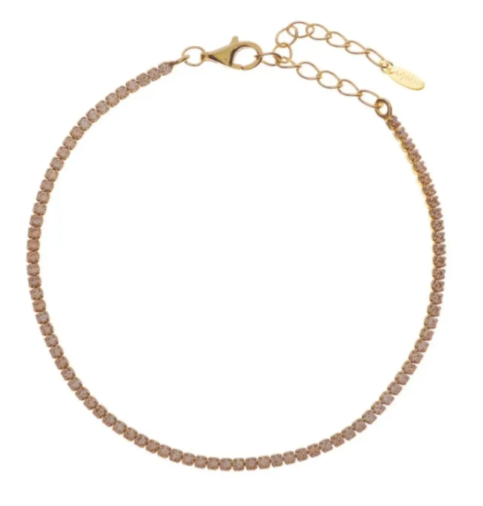 bracciale_tennis_placcatu_0.webp Online Bracciale Tennis Placcatura Oro Giallo Gioielli | BT1GCH17 Donna Gioielli Moda Donna