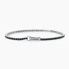 Online Bracciale Tennis Zirconi Neri Gioielli | 533713-M Uomo Gioielli Moda Uomo | Idee Regalo