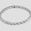 Online Bracciale Uomo In Acciaio Silver | CU03C Uomo Gioielli Moda Uomo