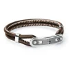 Outlet Bracciale Uomo Marine In Pelle | BRN11A Uomo Gioielli Moda Uomo