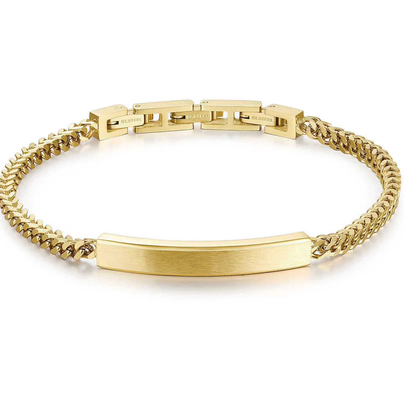 bracciale_uomo_con_piastr_0-3.webp Discount Bracciale Uomo Con Piastrina Gioielli Ink | BIK12 Uomo Gioielli Moda Uomo
