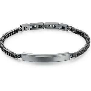 Sale Bracciale Uomo Con Piastrina Gioielli Ink | BIK13 Uomo Gioielli Moda Uomo