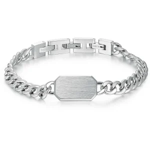 Hot Bracciale Uomo Con Piastrina Gioielli Ink | BIK14 Uomo Gioielli Moda Uomo