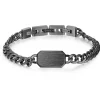 Clearance Bracciale Uomo Con Piastrina Gioielli Ink | BIK16 Uomo Gioielli Moda Uomo