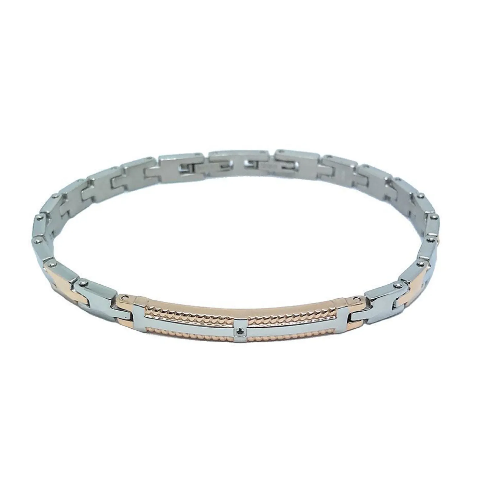 bracciale_uomo_in_acciaio_0-10.webp Hot Bracciale Uomo In Acciaio Con Piastrina Gioielli Hi-Teck | EHB206 Uomo Gioielli Moda Uomo