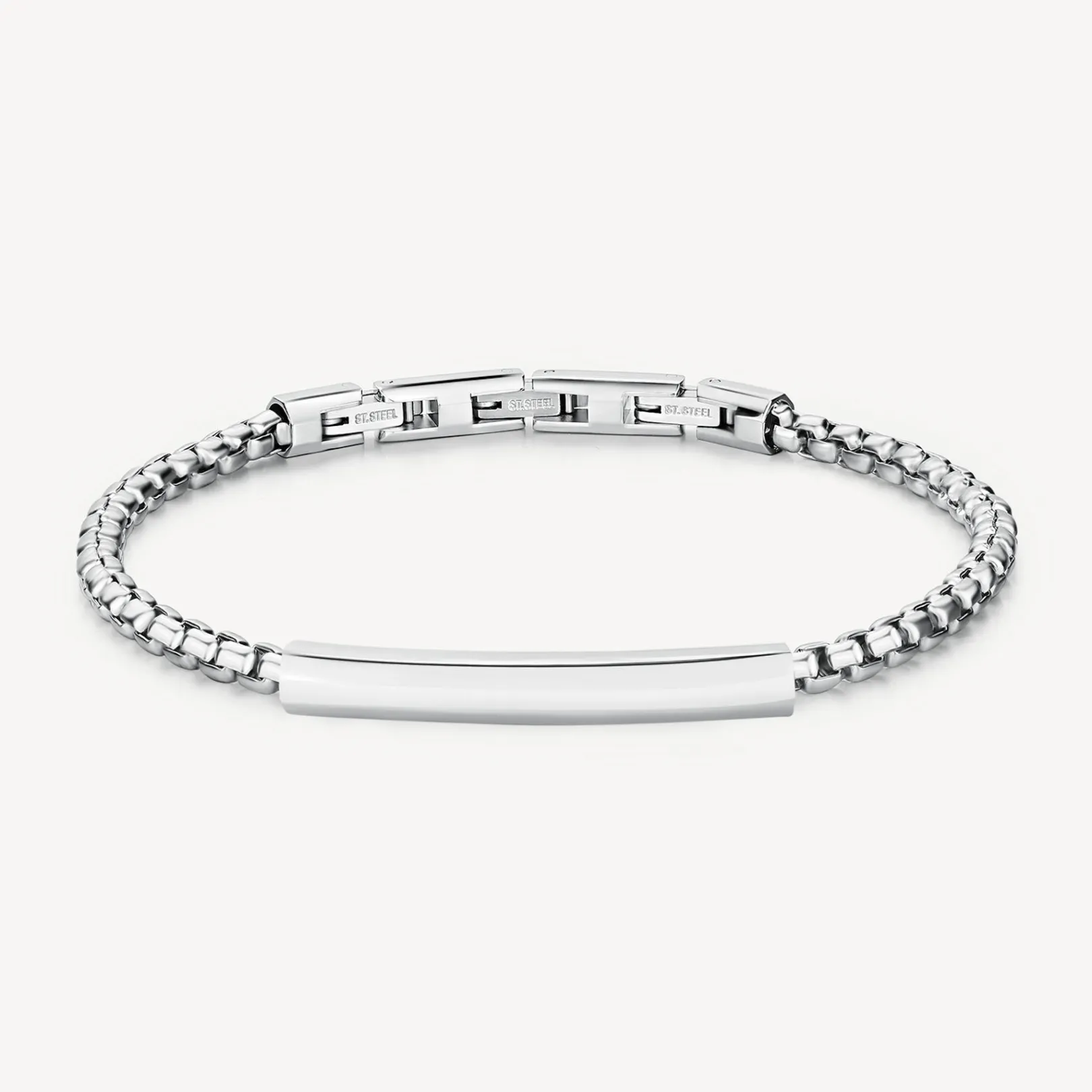 bracciale_uomo_in_acciaio_0-102.webp Online Bracciale Uomo In Acciaio Maglia Veneziana Riptide | BTD023 Uomo Gioielli Moda Uomo | Idee Regalo