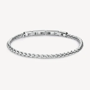 New Bracciale Uomo In Acciaio Catena Spiga Riptide | BTD027 Uomo Gioielli Moda Uomo | Idee Regalo
