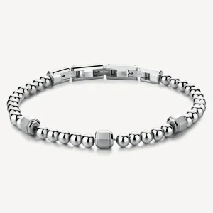 Outlet Bracciale Uomo In Acciaio Con Sfere Riptide | BTD032 Uomo Gioielli Moda Uomo | Idee Regalo