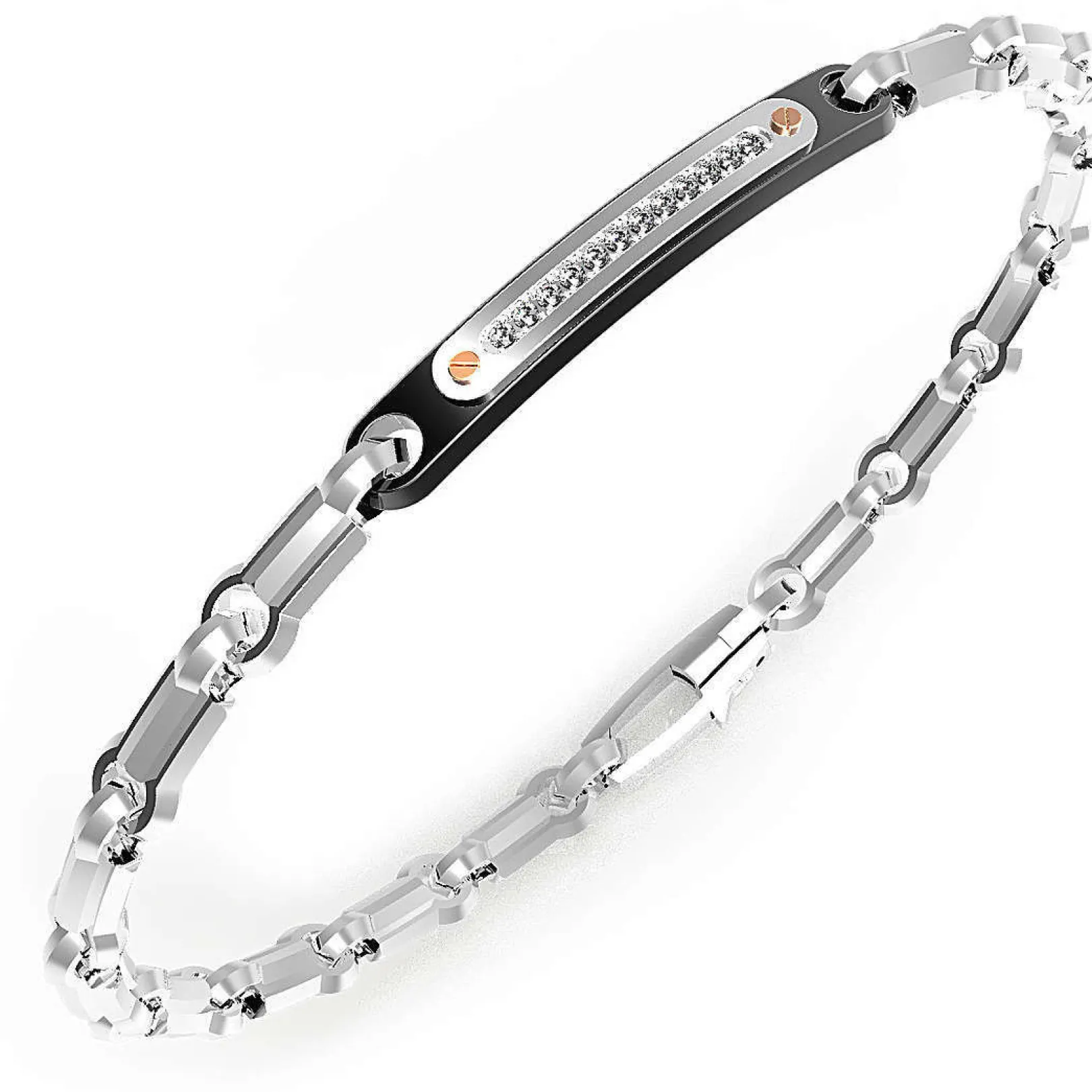 bracciale_uomo_in_acciaio_0-16.webp Hot Bracciale Uomo In Acciaio Gioielli Hi-Teck | EHB088 Uomo Gioielli Moda Uomo