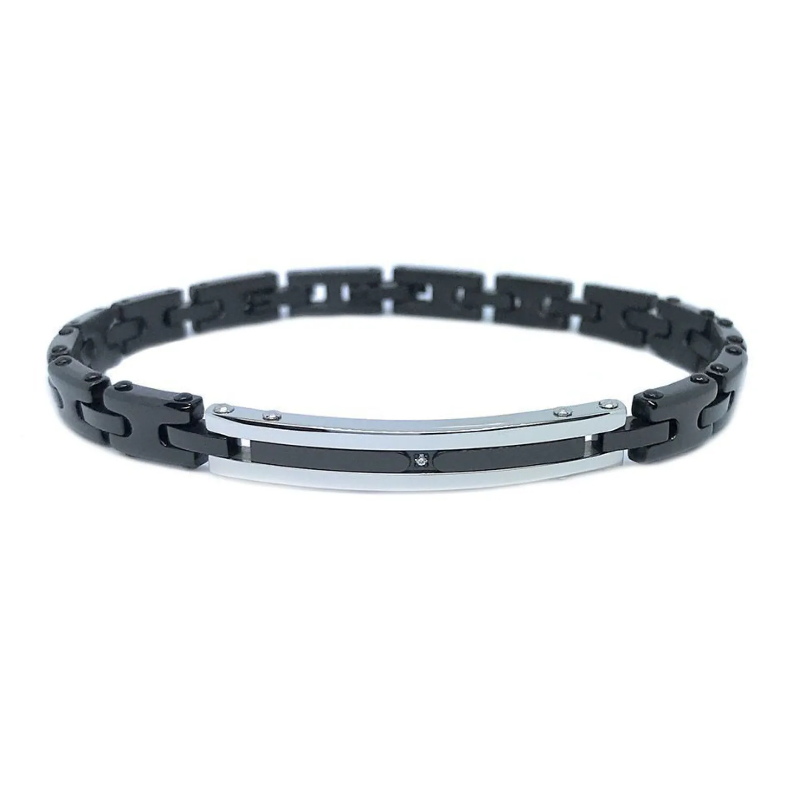 bracciale_uomo_in_acciaio_0-17.webp Best Bracciale Uomo In Acciaio Gioielli Hi-Teck | EHB214 Uomo Gioielli Moda Uomo