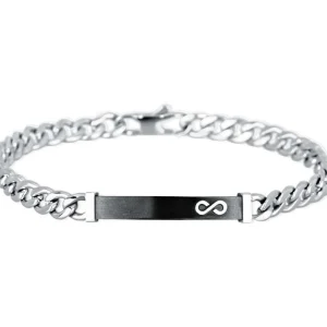 New Bracciale Uomo In Acciaio A Catena in Acciaio | 231827 Uomo Gioielli Moda Uomo
