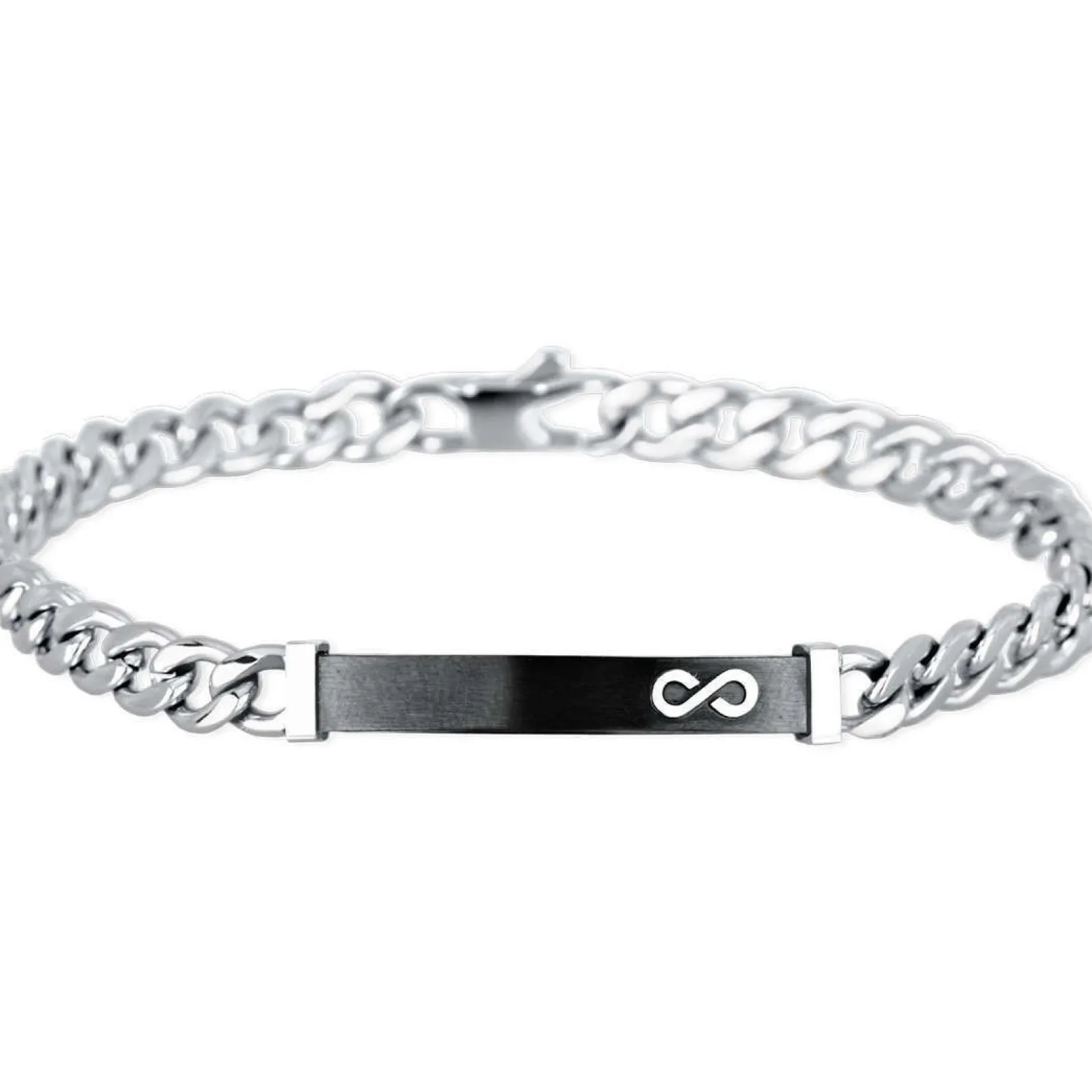 bracciale_uomo_in_acciaio_0-20.webp New Bracciale Uomo In Acciaio A Catena in Acciaio | 231827 Uomo Gioielli Moda Uomo