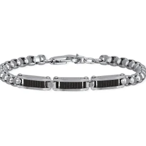 Online Bracciale Uomo In Acciaio Gioielli Blockchain | Cod.232151 Uomo Gioielli Moda Uomo