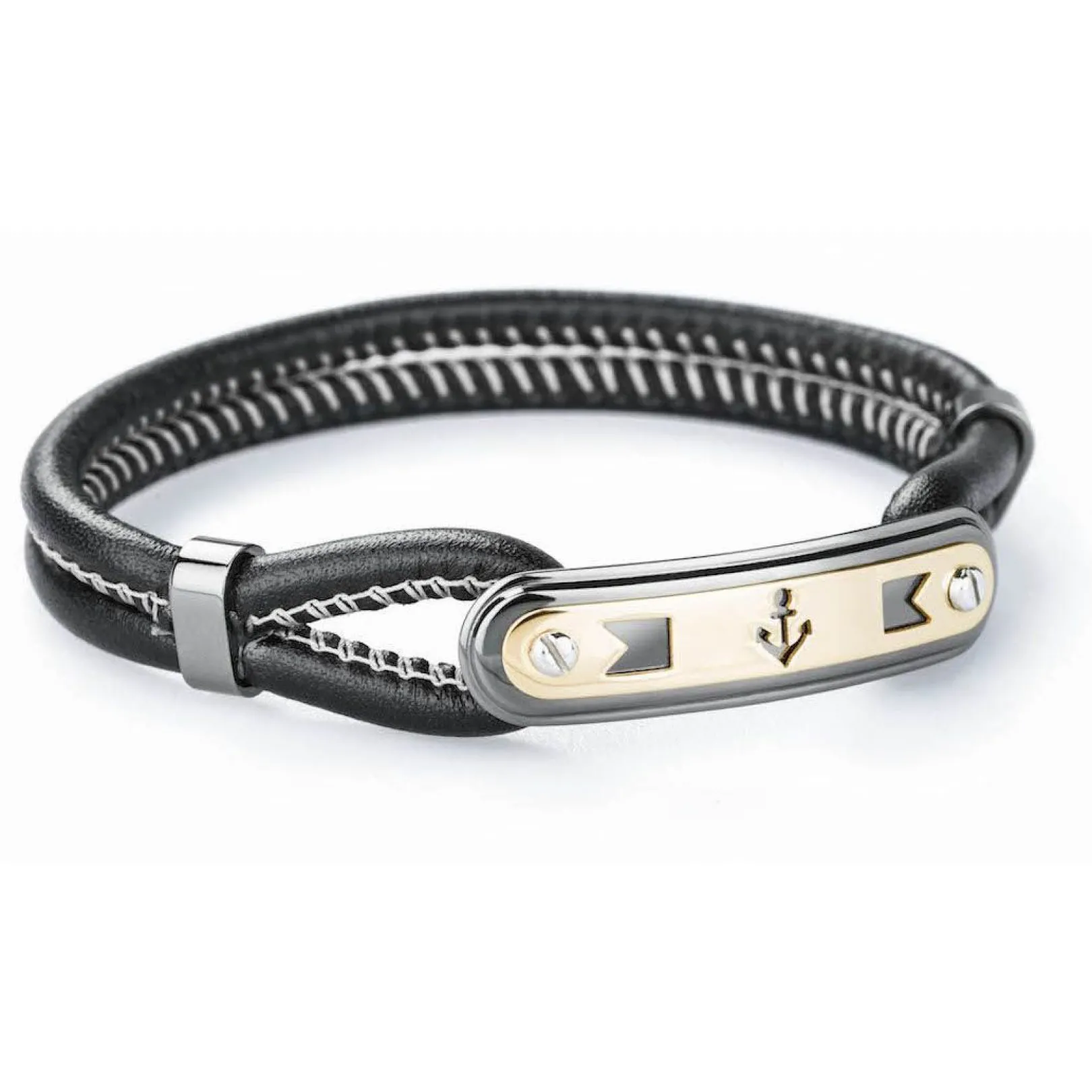 bracciale_uomo_in_acciaio_0-34.webp Fashion Bracciale Uomo In Acciaio E Pelle Gioielli Brosway Marine | BRN13A Uomo Gioielli Moda Uomo
