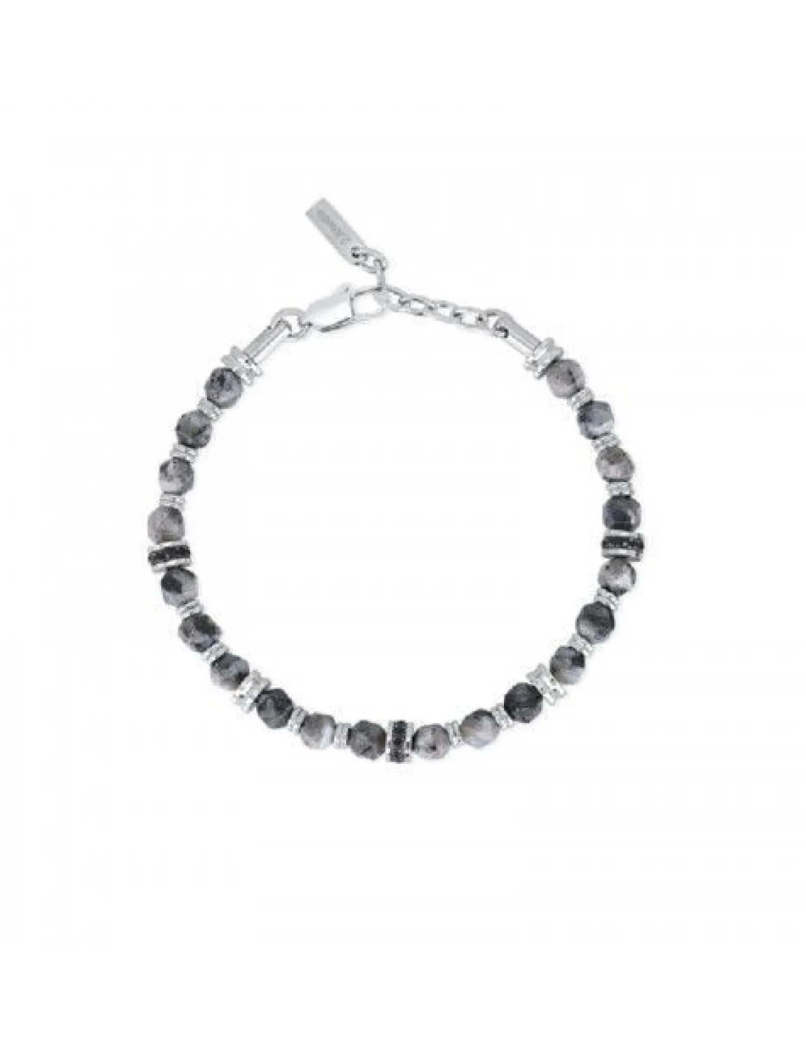 bracciale_uomo_in_acciaio_0-39.webp Outlet Bracciale Uomo In Acciaio Con Cristalli Gioielli Original | 232190 Uomo Gioielli Moda Uomo