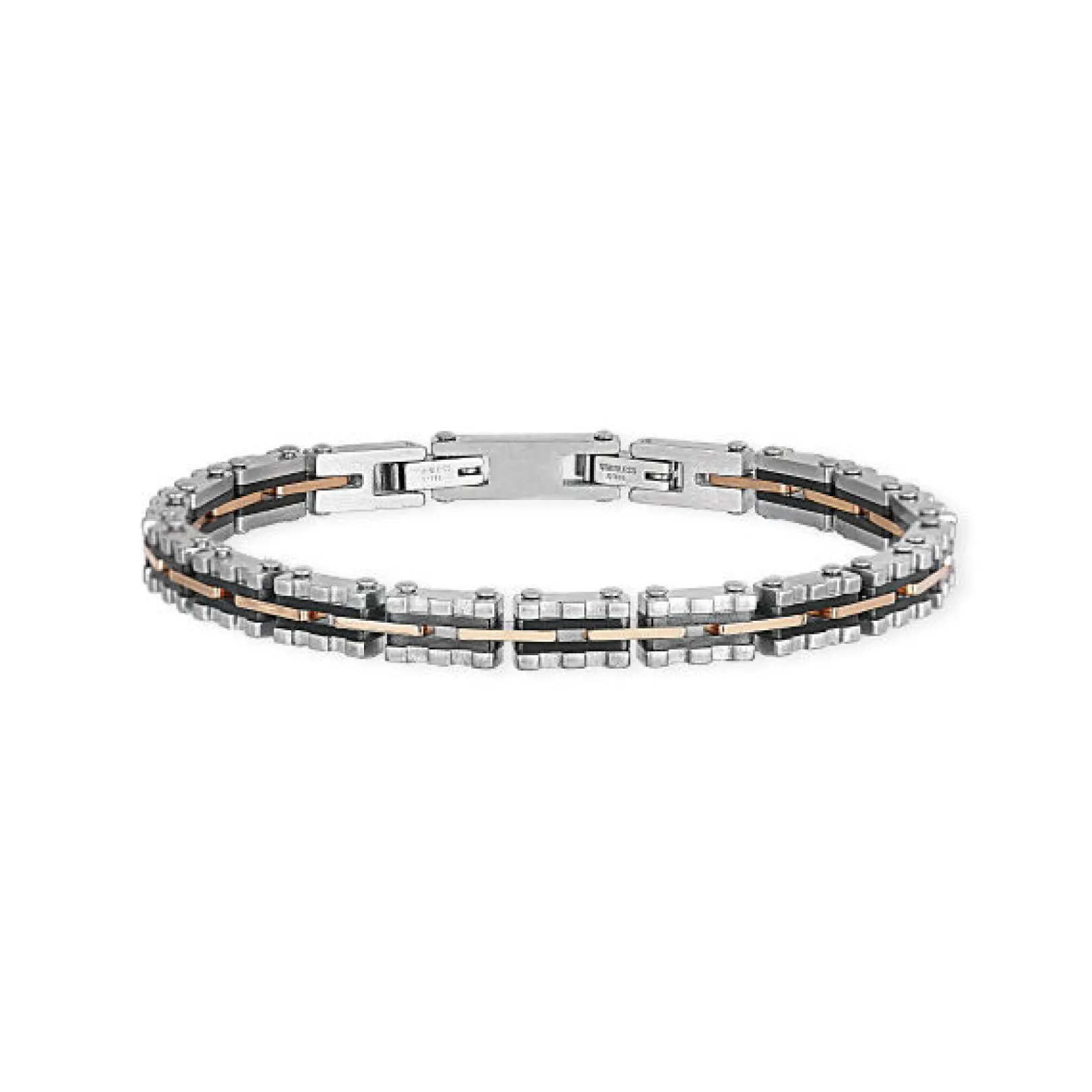 bracciale_uomo_in_acciaio_0-40.webp Outlet Bracciale Uomo In Acciaio Gioielli Type | 232085 Uomo Gioielli Moda Uomo