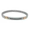 Outlet Bracciale Uomo In Acciaio Gioielli Hi-Teck | EHB198 Uomo Gioielli Moda Uomo