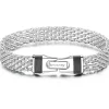 Online Bracciale Uomo In Acciaio Silver Gioielli Uniform | BNF11A Uomo Gioielli Moda Uomo