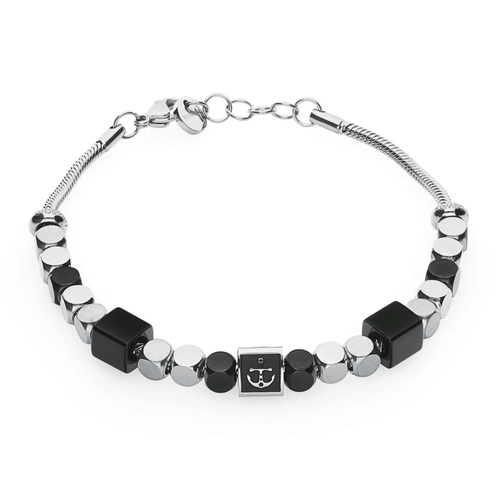 bracciale_uomo_in_acciaio_0-58.webp Clearance Bracciale Uomo In Acciaio Con Ancora Gioielli | BTJNS92 Uomo Gioielli Moda Uomo