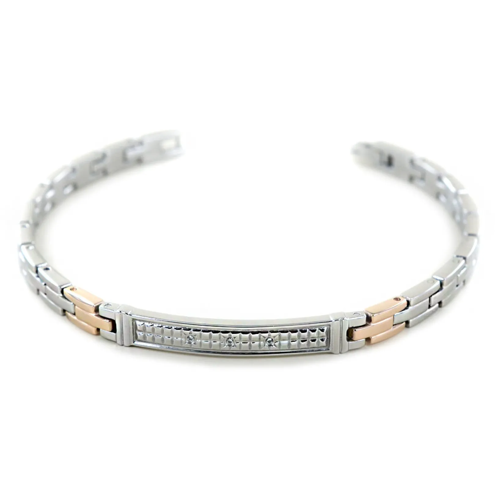 bracciale_uomo_in_acciaio_0-64.webp Outlet Bracciale Uomo In Acciaio Con Piastrina Gioielli | EHB194 Uomo Gioielli Moda Uomo