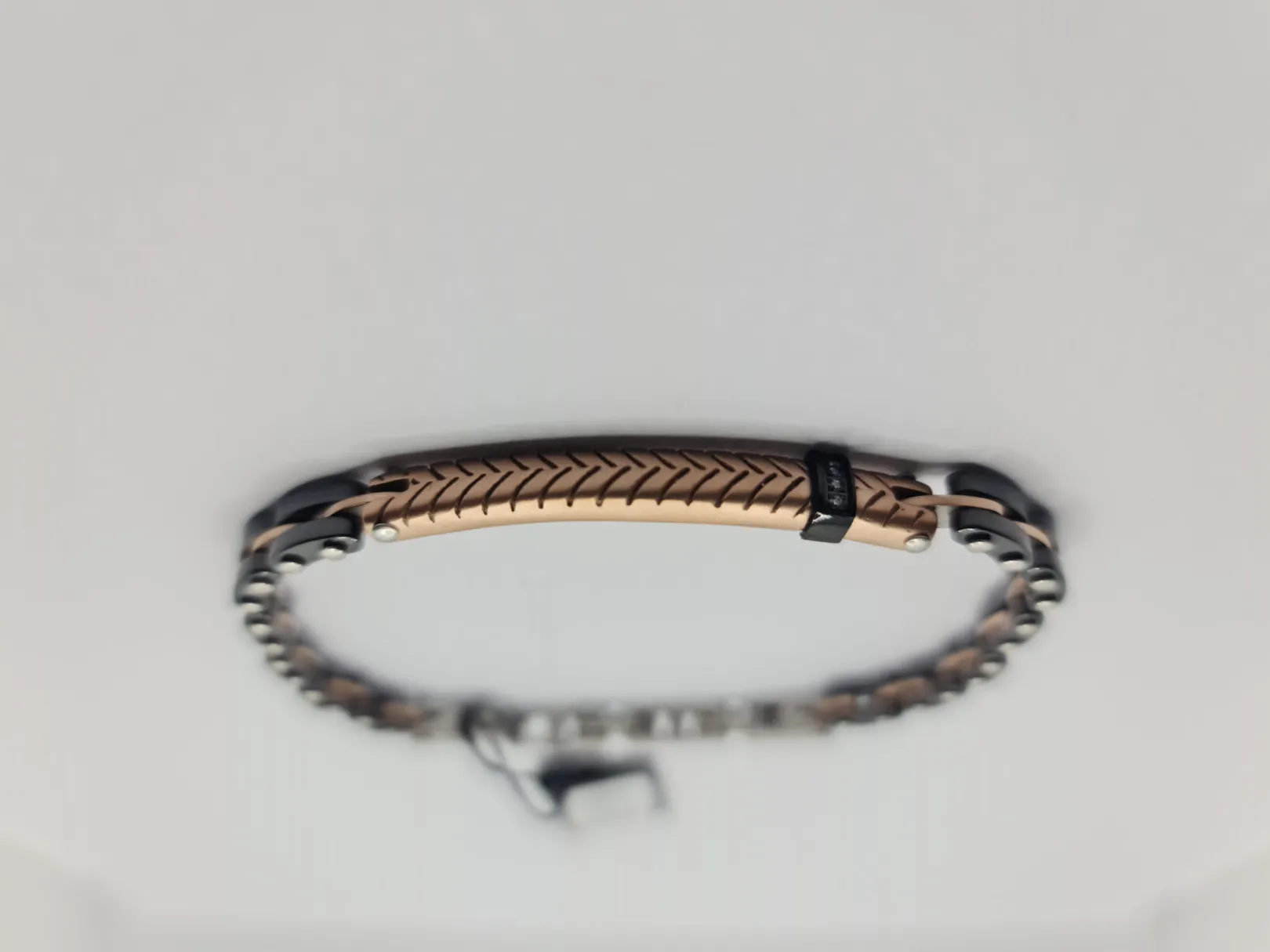 bracciale_uomo_in_acciaio_0-70.webp Discount Bracciale Uomo In Acciaio Con Piastrina Gioielli Hi-Teck 3.0 | UHB019 Uomo Gioielli Moda Uomo