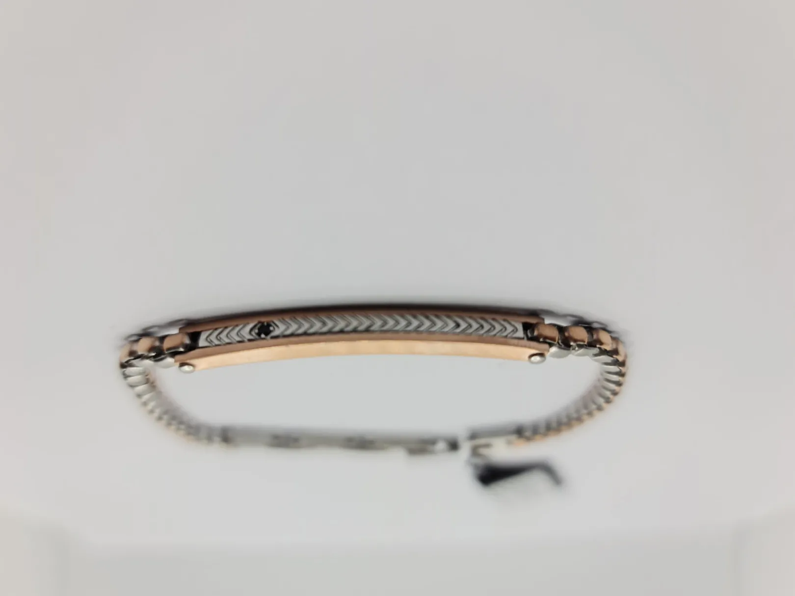 bracciale_uomo_in_acciaio_0-71.webp Outlet Bracciale Uomo In Acciaio Con Piastrina Gioielli Hi-Teck | UHB002 Uomo Gioielli Moda Uomo