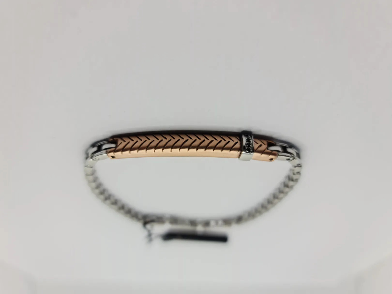 bracciale_uomo_in_acciaio_0-74.webp New Bracciale Uomo In Acciaio Con Piastrina Gioielli Hi-Teck | UHB004 Uomo Gioielli Moda Uomo