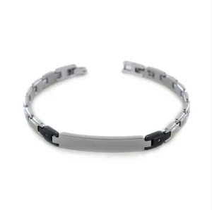 Fashion Bracciale Uomo In Acciaio Gioielli Hi-Teck | UHB073 Uomo Gioielli Moda Uomo
