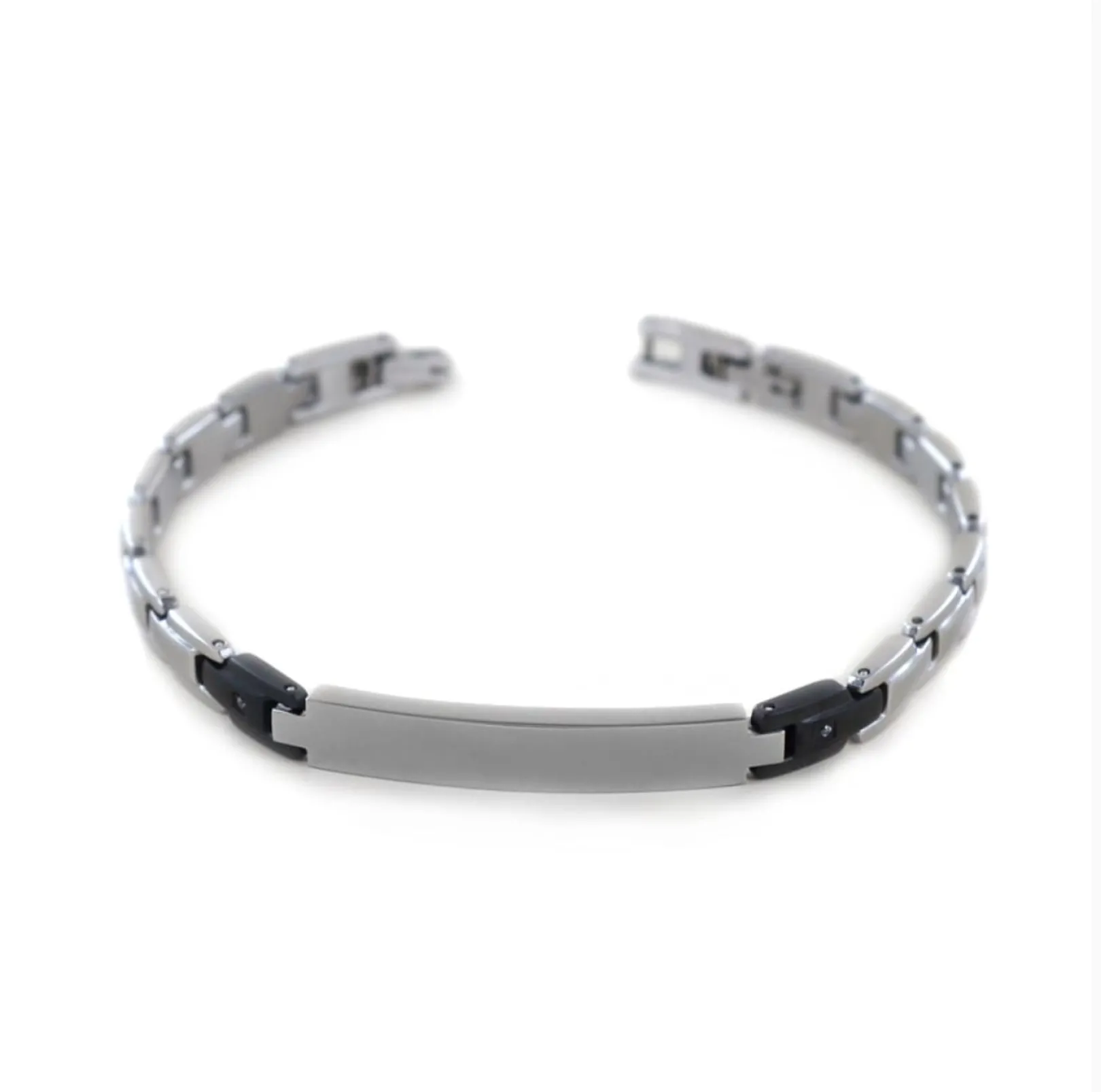 bracciale_uomo_in_acciaio_0-90.webp Fashion Bracciale Uomo In Acciaio Gioielli Hi-Teck | UHB073 Uomo Gioielli Moda Uomo