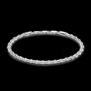 Fashion Bracciale Uomo In Argento Gioielli Atomosphere | ESB187-N Uomo Gioielli Moda Uomo