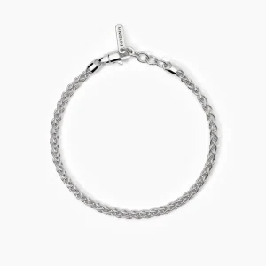 Fashion Bracciale Uomo In Argento Con Catena Spiga Gioielli | 533801 Uomo Gioielli Moda Uomo