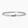 Hot Bracciale Uomo In Argento Con Zirconi Bianchi Gioielli | 533695-M Uomo Gioielli Moda Uomo