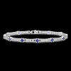 Clearance Bracciale Uomo In Argento Con Pietre Naturali Gioielli |  ESB314-BL Uomo Gioielli Moda Uomo