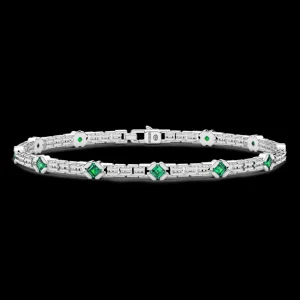 Discount Bracciale Uomo In Argento Con Pietre Naturali Gioielli |  ESB314-VE Uomo Gioielli Moda Uomo
