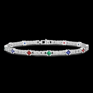 Clearance Bracciale Uomo In Argento Con Pietre Naturali Gioielli |  ESB314-BRV Uomo Gioielli Moda Uomo