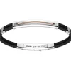 Online Bracciale Uomo In Kevlar Con Placca In Argento Gioielli | EXB758R-NE Uomo Gioielli Moda Uomo