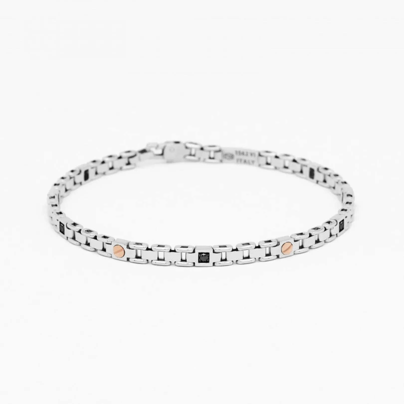 bracciale_uomo_in_oro_bia_0.webp New Bracciale Uomo In Oro Bianco Con Diamanti | EB818BR Uomo Gioielli Uomo